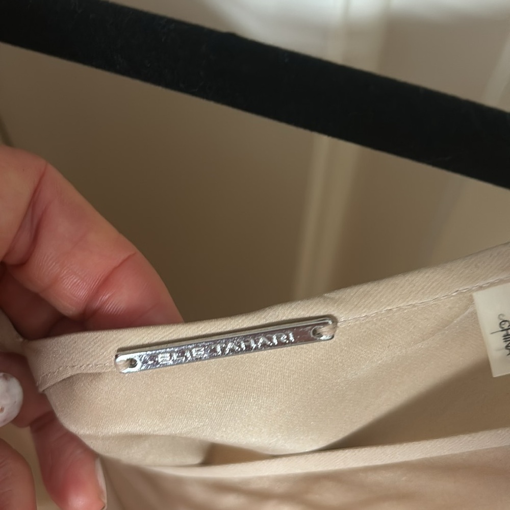Elie Tahari Beige Satin Camisole - Picture 2 of 4